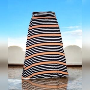 Striped Maxi Skirt
